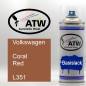 Preview: Volkswagen, Coral Red, L351: 400ml Sprühdose, von ATW Autoteile West.